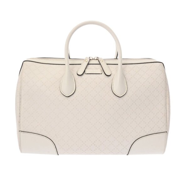 GUCCI Diamante Mini Boston Bag Outlet White/Blanc 353394 800000137333000 - Picture 1 of 10